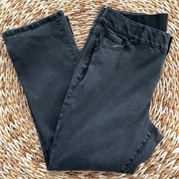 Lane Bryant Denim - Lane Bryant Gray Straight Leg Jean sz22